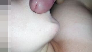 Cum inside mouth again