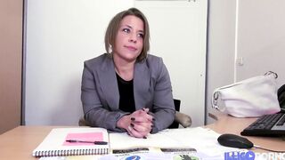 Myriam, Goddess accountant, booty banged! on her desk