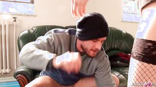 Huge Floppy Titties Hooker Stella Cox Rough Throat and Snatch Banged!