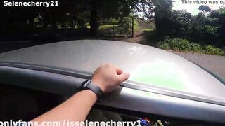 Selene Gobbles Lovely Penis Outdoor