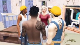 Rich Lady Deals With Construction Workers (Promo) | The Sims/
