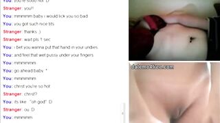 Freaky Cutie showing her perfects bald vagina