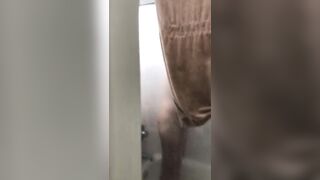 Wifey inside shower again