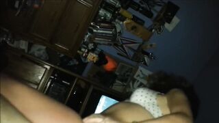 Bubble Ass Sorority cunt with mouth Rides