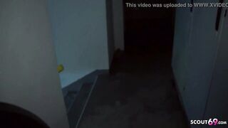 berlin party cunt with mouth suck stranger into garage POV before go