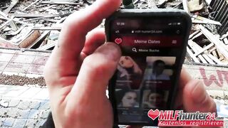 mom hunter meets slutty old bimbo julia exclusiv inside a