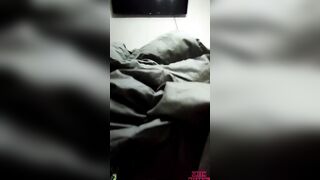 Having Fun with my foot on the bed
