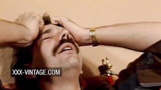 Classic group sex inside a swinger club