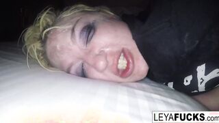 Hooker gets off the snowy streets by anally Relaxing her customer