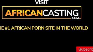 African Cunt Spread Doggy into Interracial Job Interview