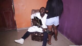 The Guitar Player Use His Skills Well And Get Me
