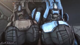 Halo: Reach - No Staring! (Halo Anal Anim)