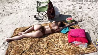 Outdoor Head On The Beach, We Are Spotted! Vallery Ray