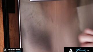 GIRLSWAY Maid Cadence Lux Squirts Everywhere And Makes Her Boss