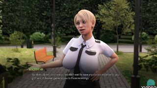 COLLEGE TIED #32 - Outdoors fellatio into the park