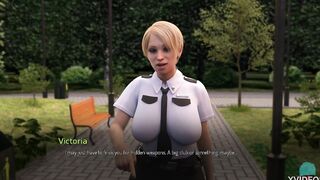 COLLEGE TIED #32 - Outdoors fellatio into the park