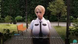 COLLEGE TIED #32 - Outdoors fellatio into the park
