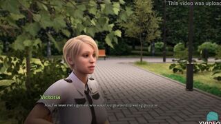 COLLEGE TIED #32 - Outdoors fellatio into the park