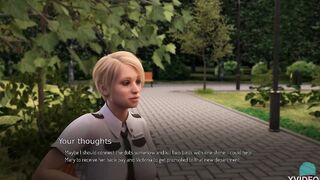 COLLEGE TIED #32 - Outdoors fellatio into the park