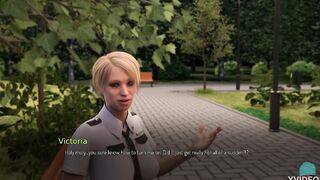 COLLEGE TIED #32 - Outdoors fellatio into the park