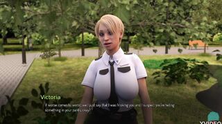 COLLEGE TIED #32 - Outdoors fellatio into the park
