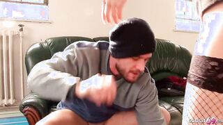 Long Floppy Melons Hooker Stella Cox Rough Throat and Twat