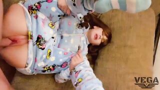 FATHER WATCHING THE SIMPSONS WITH HIS DAUGHTER & BONER
