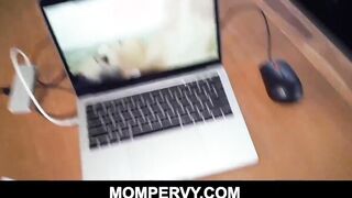 Tattooed dark haired cougar Stepmom needs to banged her stepson point of view