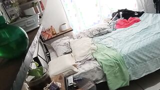 Older Cougar Cleaning Her Room one