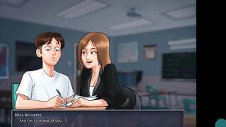SUMMERTIME SAGA #44 • Cummed inside the library