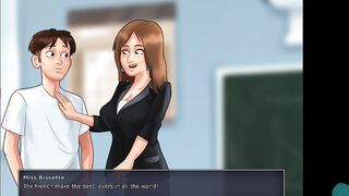 SUMMERTIME SAGA #44 • Cummed inside the library