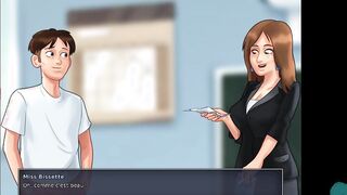 SUMMERTIME SAGA #44 • Cummed inside the library