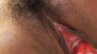 chinese 18 year old screams with delight while dildoed