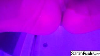 Artistic soak masturbation with bad booty inked cougar!