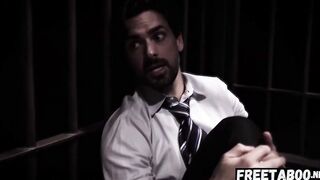 Scared Eighteen Eliza Jane Takes Ryan Driller's Dick Into Prison