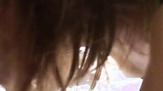 Gang Bang for the big tit mom with double penetration