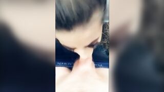 Amelia Skye outdoor oral sex compilation