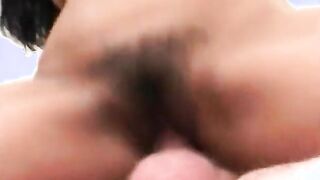 Turned On eastern cuttie explode into satisfaction as 2 hunks take her