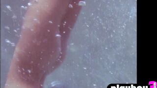 Bug jugs Latin cougar Karin Taylor posed totally nude after