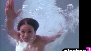 Bug jugs Latin cougar Karin Taylor posed totally nude after