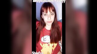 ShyyFxx JOI nasty red head touchs herself and and cum for you