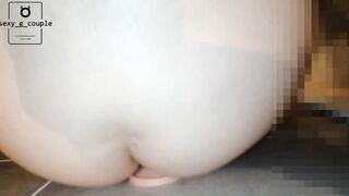 Greek fiance having some anal fun alone