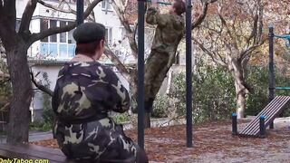 bbw commander nailed by soldier