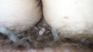 Cum on her butt