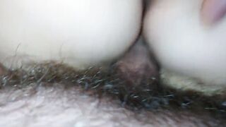Cum on her butt