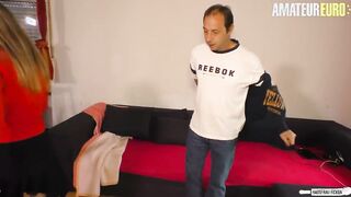 AMATEUREURO - German Older Can't Resist Handyman's Penis
