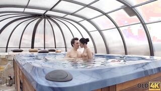 OLD4K. Russian Angie Moon has vagina filled with mature dick