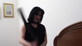 Sex with the dark hair dom