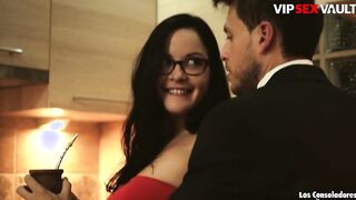 VIP SEX VAULT - Dolly Diore Has 3Some Into The Kitchen