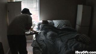 point of view blonde 19 yo sucking off penis after showing off camera